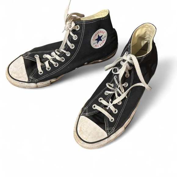 Converse All Star High Top Sneakers Black 9.5 - Picture 1 of 9